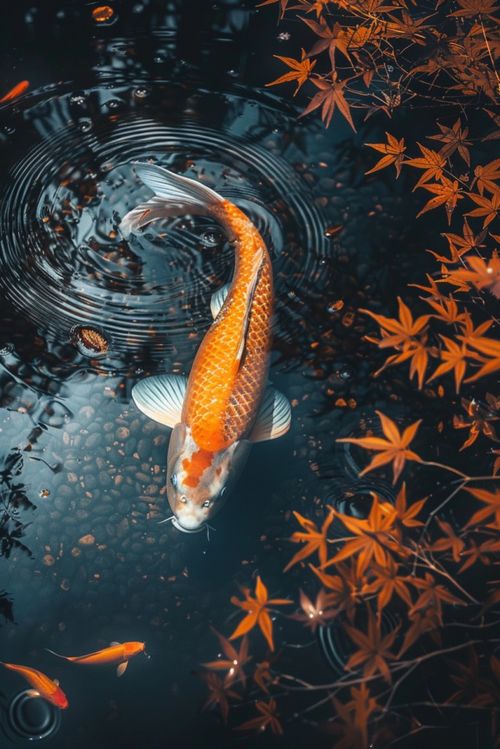 观赏鱼动物锦鲤图片摄影图 摄影图